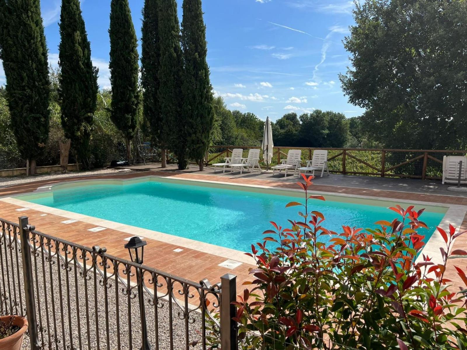 Ferienwohnung Fornace Del Conte Abbadia di Montepulciano Exterior foto